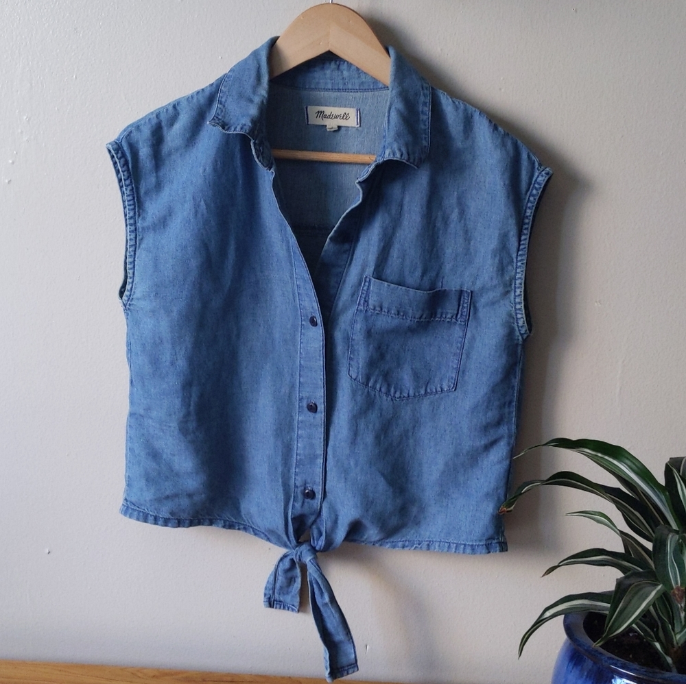 Madewell Jean Tie Shirt